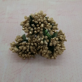 Сложные тычинки, Золотистый, 12шт/пучок