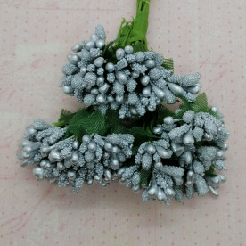 Сложные тычинки, Серебристый, 12шт/пучок