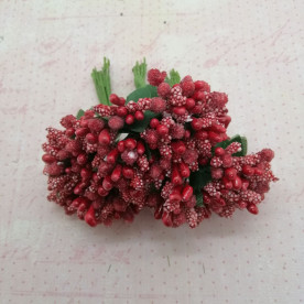 Складні тичинки, Червоний, 12шт / пучок