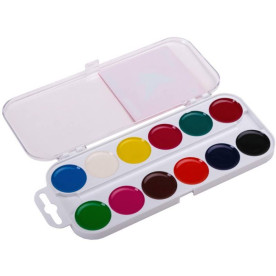 Набір медової акварелі Захоплення, 12 кол., б/пензлика, Гамма