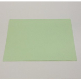 Набір заготовка для листівки + папір для письма + конверт, 1 шт, салатовий