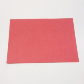 Набор заготовка для открытки + бумага для письма + конверт, 1 шт, красный