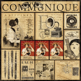 Двосторонній скраппапір Communique від Graphic 45