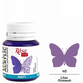 Акрил для декора, Лиловый, матовый, 20 мл, ROSA TALENT