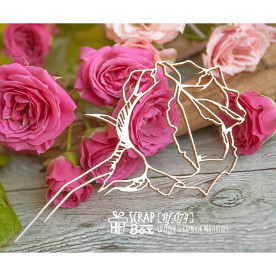 Чипборд Розочка 55*103 мм от Scrapbox