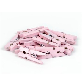 Набор прищепок розового цвета , 12 шт , 2,5 см от ScrapBerry's