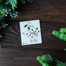 Чипборд, вишневый сад, Woodchic