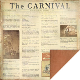 Двусторонняя бумага Ferris Wheel 30х30 от Kaisercraft