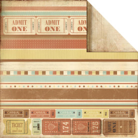 Двусторонняя бумага Slideshow 30х30 от Kaisercraft