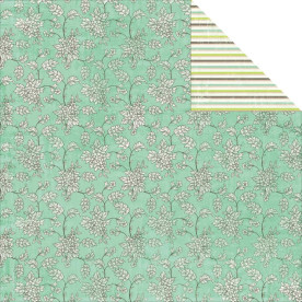 Двусторонняя бумага Star Anise с лаковыми элементами  30х30 от Kaisercraft