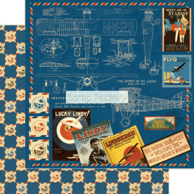 Двосторонній скраппапір Meet Me in St. Louis від Graphic 45