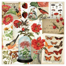 Односторонній папір ONE OF KND з лаковими елементами 30х30 від Kaisercraft