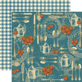 Двосторонній скраппапір Miss Manners від Graphic 45