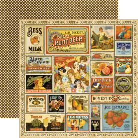 Двусторонняя скрапбумага Farmers Market от Graphic 45