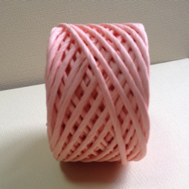 Рафия цветная в рулоне,персиковый, рулон 30 м, толщина 3-5 мм