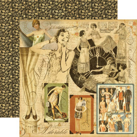 Двосторонній скраппапір Lady of the House від Graphic 45