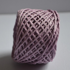 Рафия цветная в рулоне, сиреневый, 20 м, толщина 1-2 мм