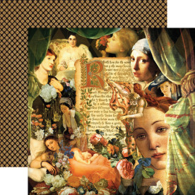 Двусторонняя скрапбумага Renaissance Faire от Graphic 45