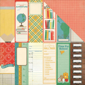 Двосторонній папір Book Marks 30х30 см від Echo Park