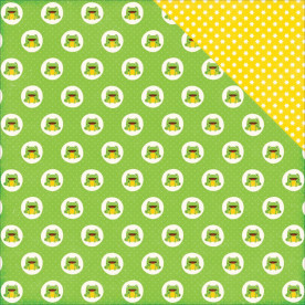 Двусторонняя бумага Frogs 30х30 см от Echo Park