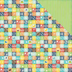 Двусторонняя бумага Blocks 30х30 см от Echo Park