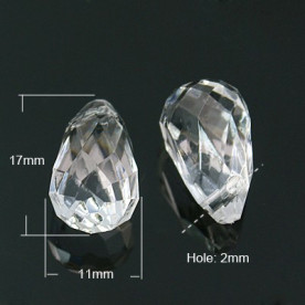 Прозрачные акриловые украшения Капли , 2 мм , 1 шт