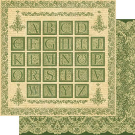 Двосторонній скраппапір Venetian Lace від Graphic 45