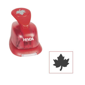 Фигурный дырокол, Кленовый лист, 1,6 см, Heyda