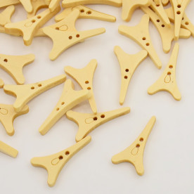 Дерев'яна гудзик "Ейфелева вежа", 29 * 16,3 мм, 1 шт