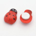 Деревянное украшение Ladybug, стикер, 1 шт, 13*9*5 мм
