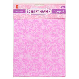 Бумага для декупажа, Country garden 5, 2 листа 40*60 см от Santi
