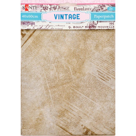 Бумага для декупажа, Vintage 3 , 2 листа 40*60 см от Santi