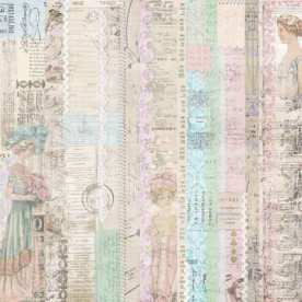 Односторонняя скрапбумага Pink Lady от Melissa Frances