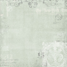 Односторонній скраппапір Newsprint від Melissa Frances