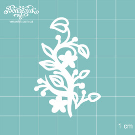 Чіпборд Гілочка 09, розмір 34 * 52 мм від Вензелік