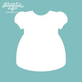 Заготовка для альбому "Платтячко", розмір 200 * 228 мм, 1 шт від Вензелік