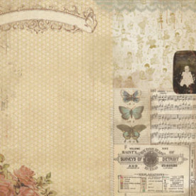 Односторонняя скрапбумага Hope Chest от Melissa Frances