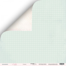 Аркуш двостороннього паперу Щастя, 30x30 см Scrapmir