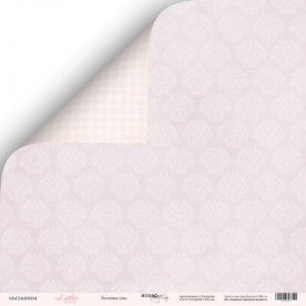 Аркуш двостороннього паперу Лілові Сни, 30x30 см від Scrapmir