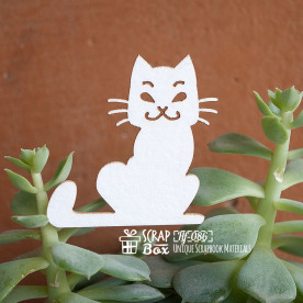 Чіпборд Котик, розмір 47 * 42 мм від Scrapbox