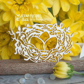 Чипборд "Гнездо", размер 77*46 мм от Scrapbox