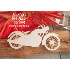 Чипборд Мотоцикл №1, размер 70*33 мм от Scrapbox