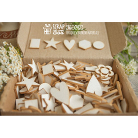 Чіпборд набір "Коробочка щастя", розмір 80 * 100 мм від Scrapbox