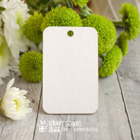 Основа Тег, 1 шт, размер 45*70 мм от ScrapBox