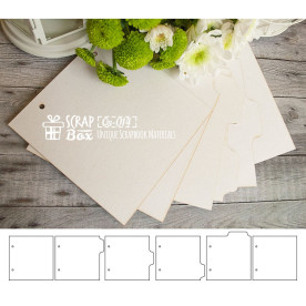 Основа для альбома, 6 шт , размер 150*150 мм от ScrapBox