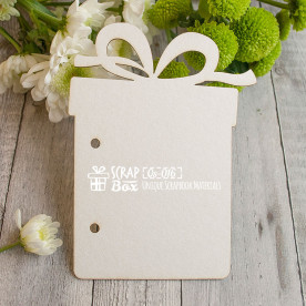 Основа для альбому в формі подарунка, 1 шт, розмір 110 * 150 мм від ScrapBox