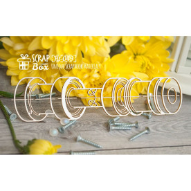 Чіпборд креслення деталі, розмір 140 * 34 мм від ScrapBox