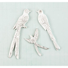 Набор гипсовых украшений Birds, 3 шт от Prima