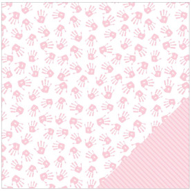 Аркуш двостороннього паперу Girl Hands, 30 * 30 см від American Crafts