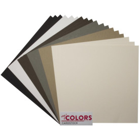 Набір гладкого кардстока Neutral, 30 * 30 см, 6 шт, 270 гр / м2 від My Mind's Eye